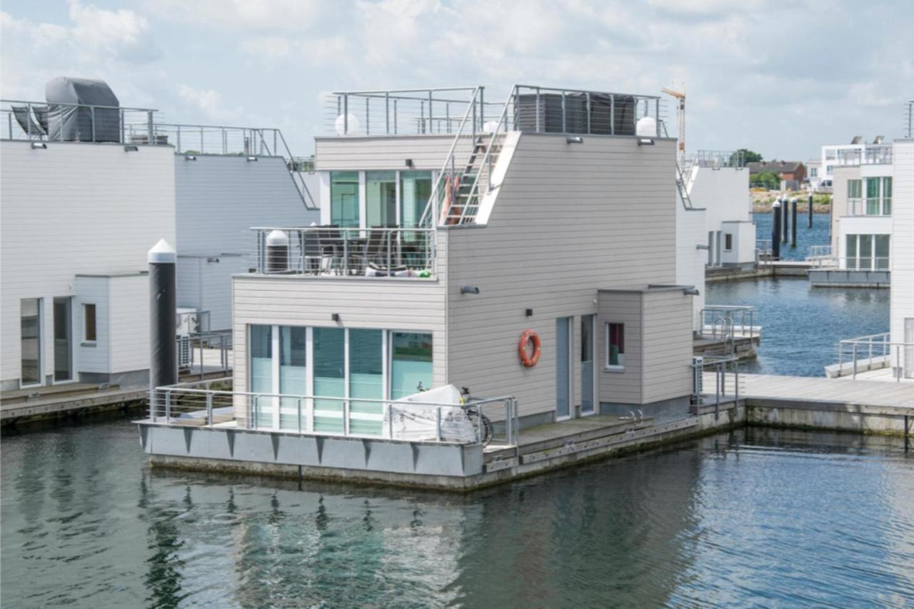 Schwimmendes Haus Hausboot Villa Olpenitz Exterior photo
